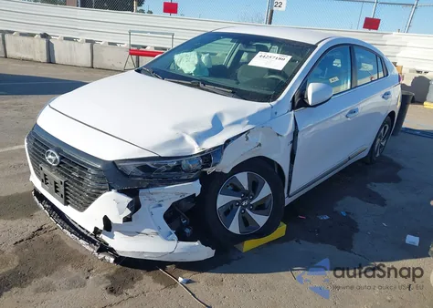 2017 Hyundai Ioniq Hybrid Sel из США, поврежденный, VIN KMHC75LC7HU034321